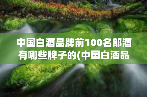 中国白酒品牌前100名郎酒有哪些牌子的(中国白酒品牌前100名郎酒有哪些牌子的好)