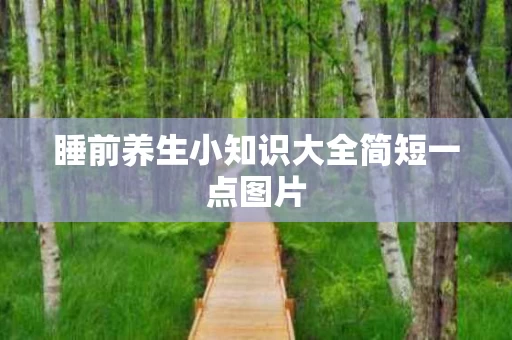 睡前养生小知识大全简短一点图片