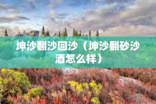 坤沙翻沙回沙（坤沙翻砂沙酒怎么样）