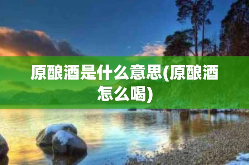 原酿酒是什么意思(原酿酒怎么喝)