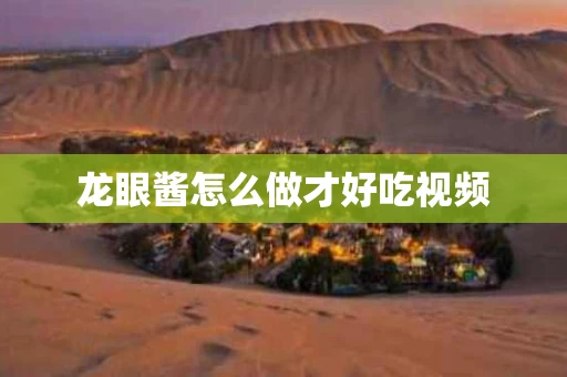龙眼酱怎么做才好吃视频