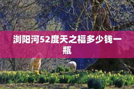 浏阳河52度天之福多少钱一瓶