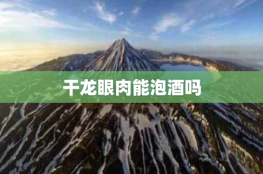 干龙眼肉能泡酒吗 干龙眼肉能泡酒吗