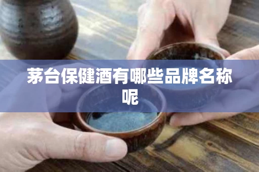 茅台保健酒有哪些品牌名称呢