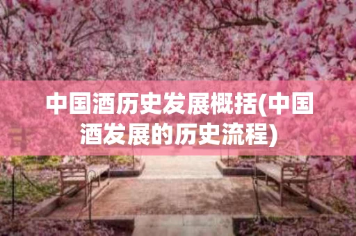 中国酒历史发展概括(中国酒发展的历史流程)