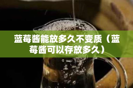 蓝莓酱能放多久不变质（蓝莓酱可以存放多久）