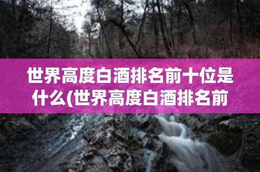 世界高度白酒排名前十位是什么(世界高度白酒排名前十位是什么品牌)