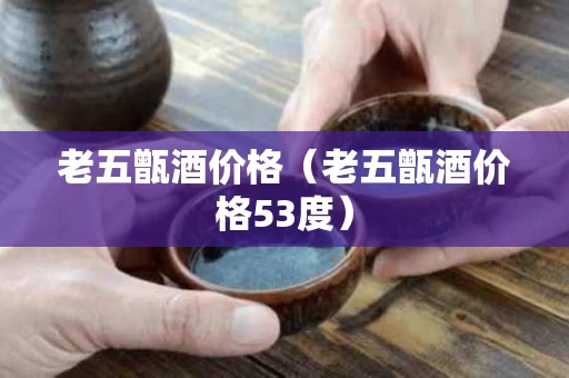 老五甑酒价格（老五甑酒价格53度）