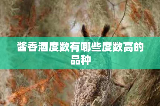 酱香酒度数有哪些度数高的品种