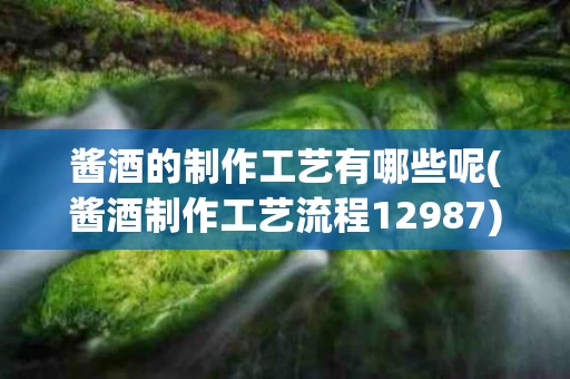 酱酒的制作工艺有哪些呢(酱酒制作工艺流程12987)