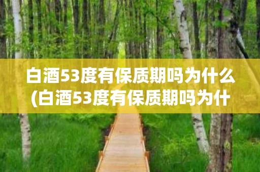 白酒53度有保质期吗为什么(白酒53度有保质期吗为什么不能喝)