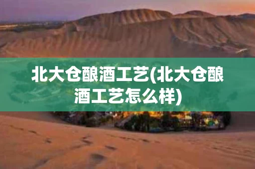 北大仓酿酒工艺(北大仓酿酒工艺怎么样)