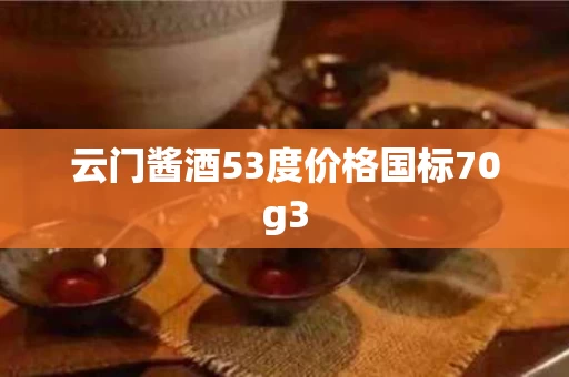 云门酱酒53度价格国标70g3