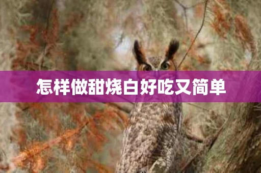 怎样做甜烧白好吃又简单