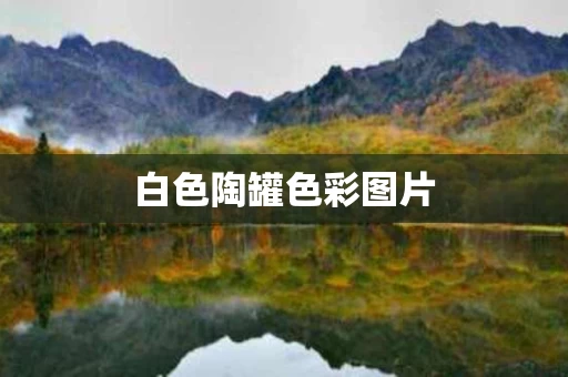 白色陶罐色彩图片