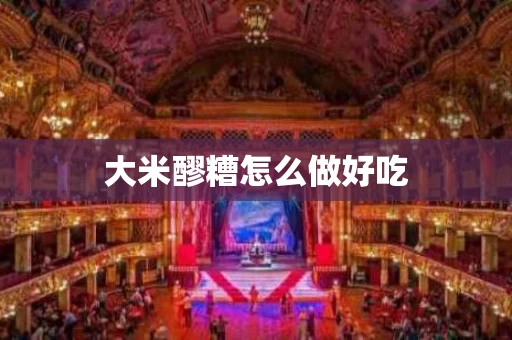 大米醪糟怎么做好吃