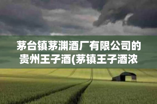 茅台镇茅渊酒厂有限公司的贵州王子酒(茅镇王子酒浓香52度)