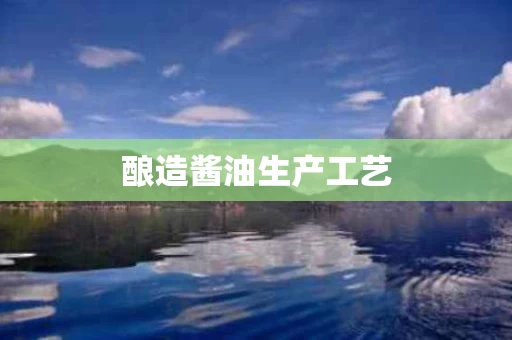 酿造酱油生产工艺