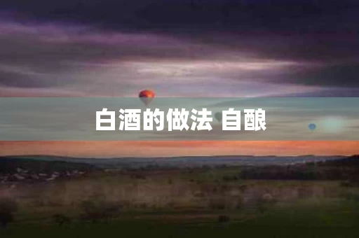 白酒的做法 自酿