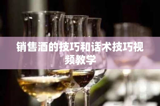 销售酒的技巧和话术技巧视频教学