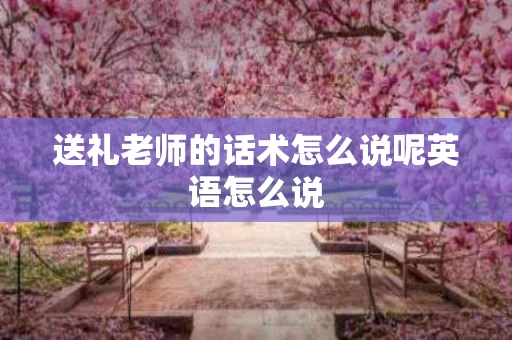 送礼老师的话术怎么说呢英语怎么说