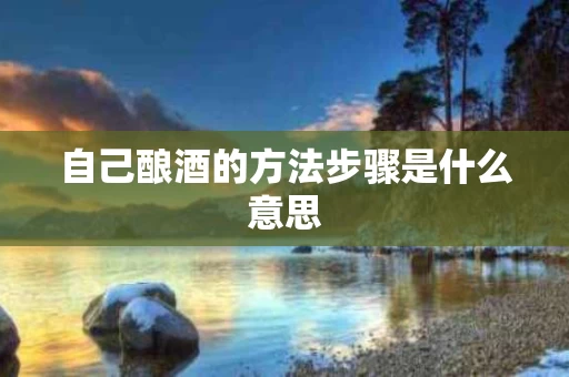 自己酿酒的方法步骤是什么意思