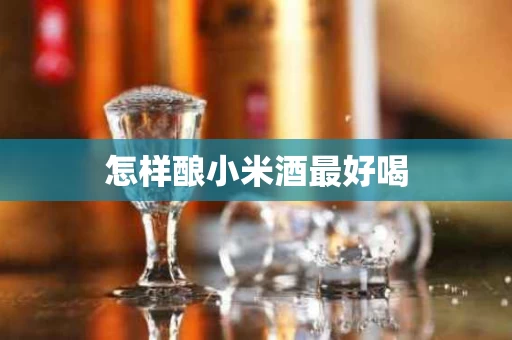 怎样酿小米酒最好喝