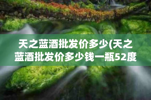 天之蓝酒批发价多少(天之蓝酒批发价多少钱一瓶52度)