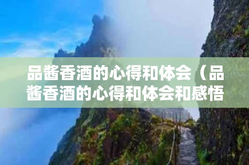 品酱香酒的心得和体会（品酱香酒的心得和体会和感悟）