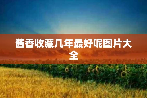 酱香收藏几年最好呢图片大全