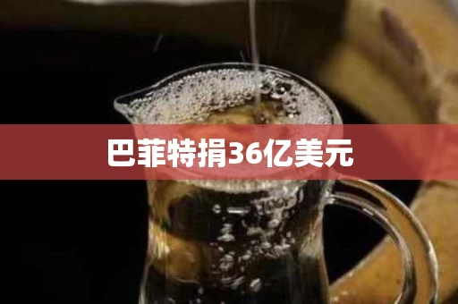 巴菲特捐36亿美元