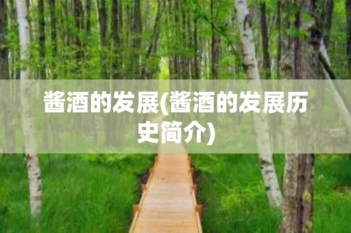 酱酒的发展(酱酒的发展历史简介)
