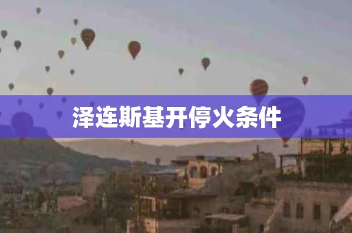 泽连斯基开停火条件