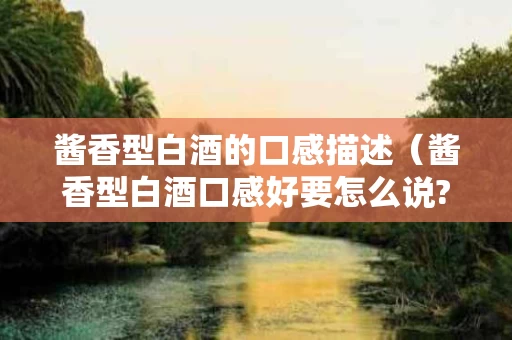 酱香型白酒的口感描述（酱香型白酒口感好要怎么说?）