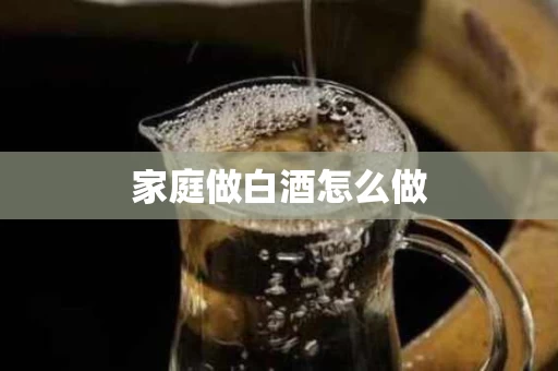 家庭做白酒怎么做