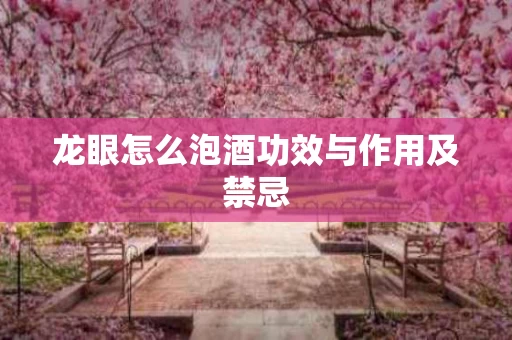 龙眼怎么泡酒功效与作用及禁忌