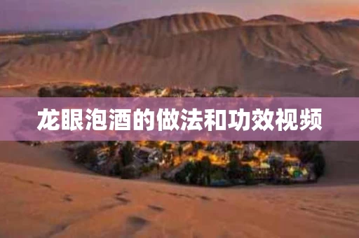 龙眼泡酒的做法和功效视频