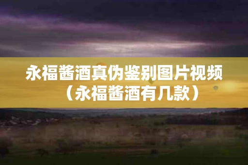 永福酱酒真伪鉴别图片视频（永福酱酒有几款）