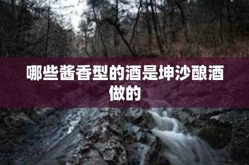 哪些酱香型的酒是坤沙酿酒做的