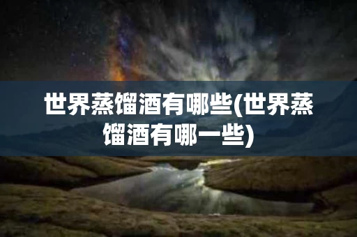 世界蒸馏酒有哪些(世界蒸馏酒有哪一些)