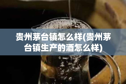 贵州茅台镇怎么样(贵州茅台镇生产的酒怎么样)