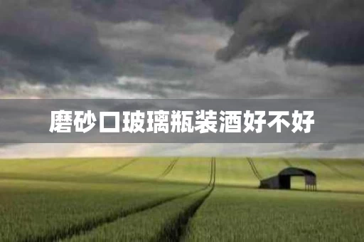 磨砂口玻璃瓶装酒好不好