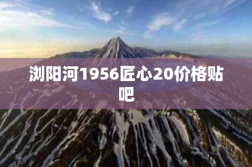 浏阳河1956匠心20价格贴吧