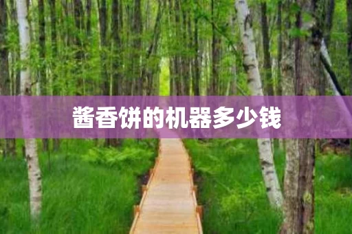酱香饼的机器多少钱