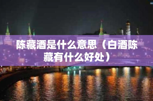 陈藏酒是什么意思（白酒陈藏有什么好处）