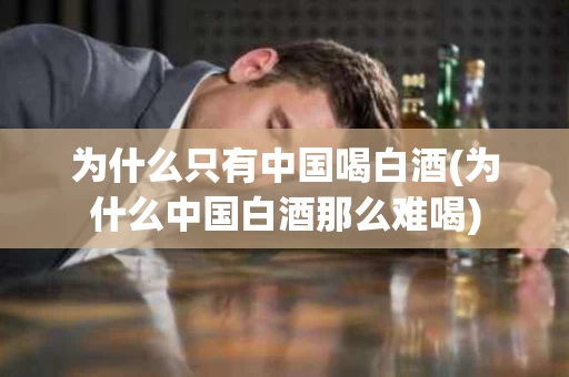 为什么只有中国喝白酒(为什么中国白酒那么难喝)