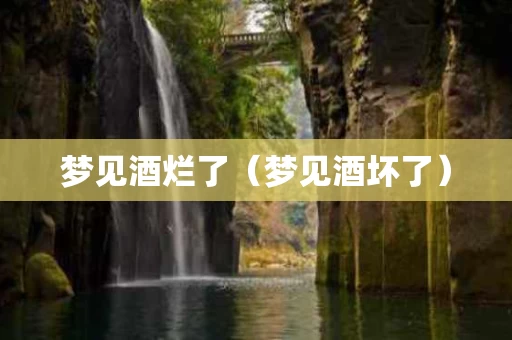 梦见酒烂了（梦见酒坏了）