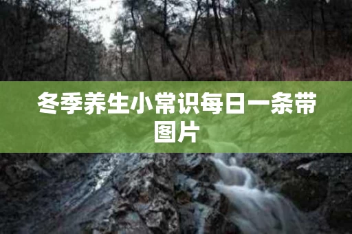 冬季养生小常识每日一条带图片