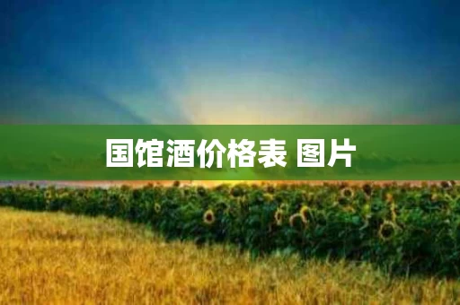 国馆酒价格表 图片
