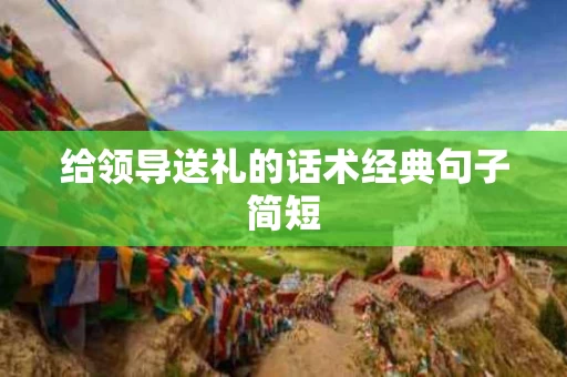 给领导送礼的话术经典句子简短